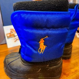 Little kid size 5 Polo snow boots